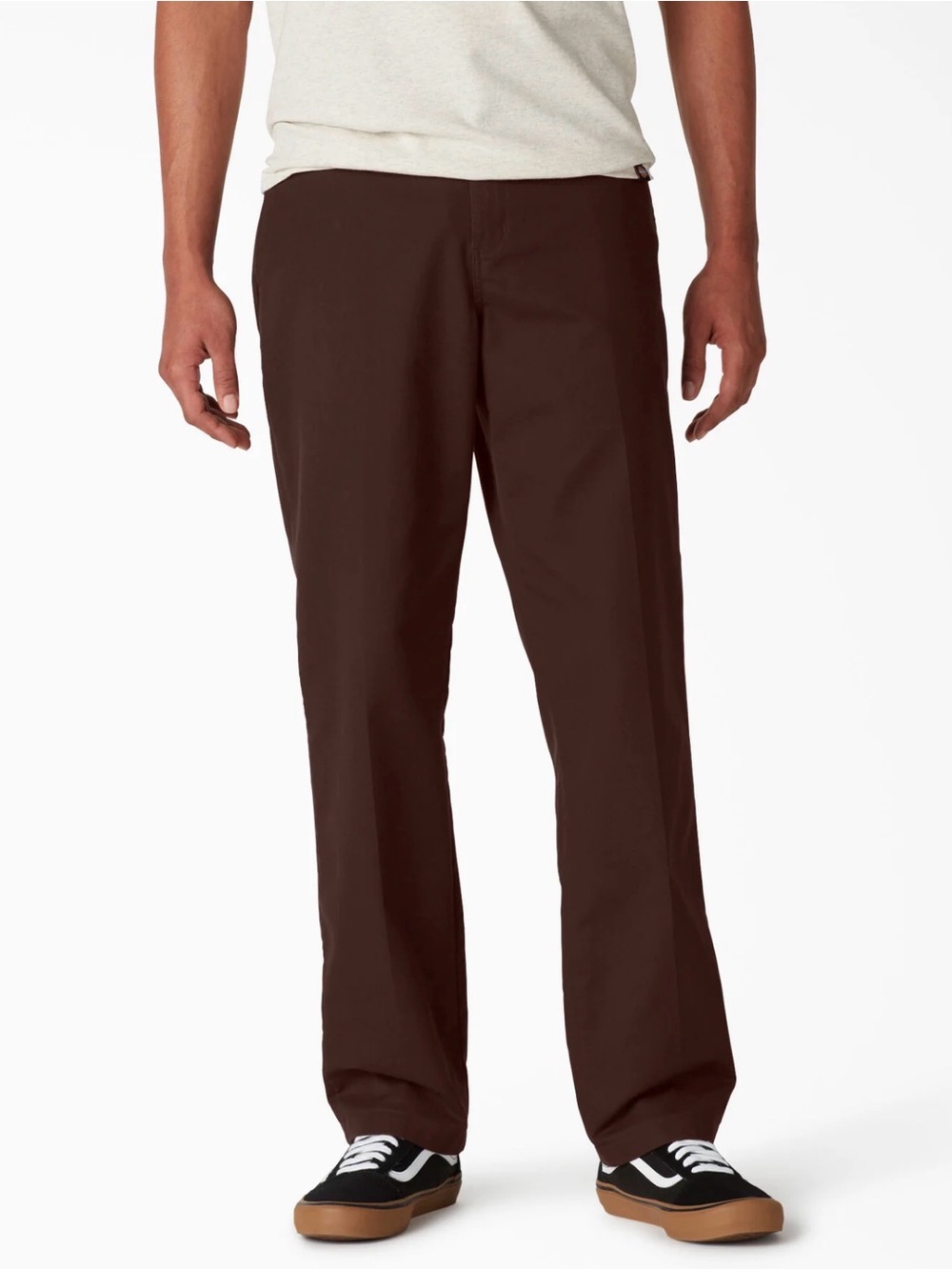 Dickies Skateboarding Slim Fit Twill Pant Brown 36x30 NWT IN PACKAGE